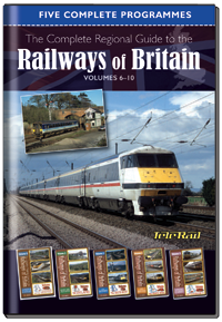 The Complete Regional Guide to the Railways of Britain in the 1990s Boxed Set No.2 - Volumes 6 to 10 (300-mins approx)